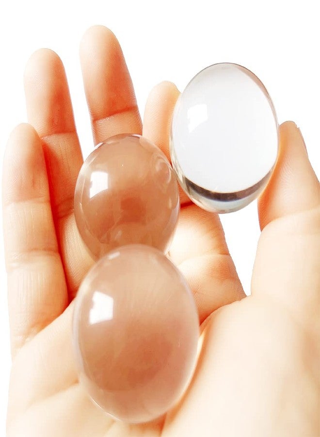 DSJUGGLING 3-Pack of 32mm Small Size Clear Acrylic Contact Juggling Ball Set, 3pcs of 1.26 inches Acrylic Ball to Manage Triangle of 3 or Pyramid of Multiple Balls Contact Juggling - Image 1